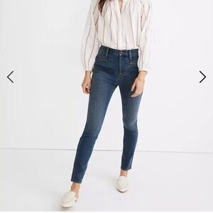 Madewell 10" High-Rise Roadtripper jegging Ellerby wash Zip Pocket Edition sz 26
